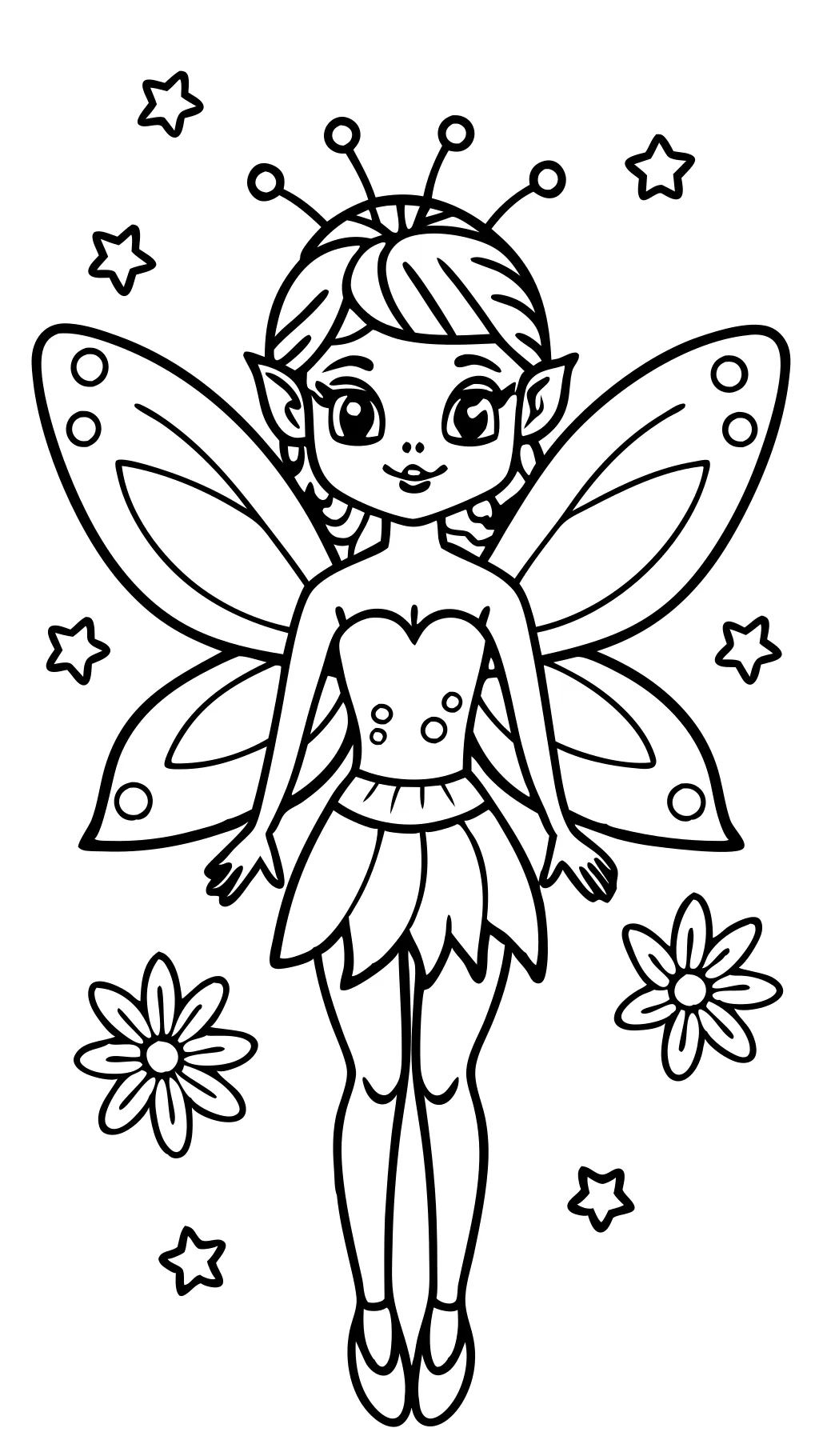 fairy coloring pages for free